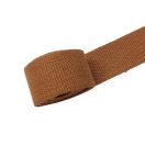 Pamut heveder, közép barna, 40 mm