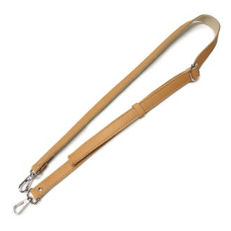   Állítható hosszúságú bőr táskapánt, 2 cm széles, nikkel