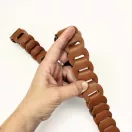 DIY Bőrpánt Szett, Barna, 75 cm hosszú