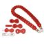DIY Bőrpánt Szett, Piros
