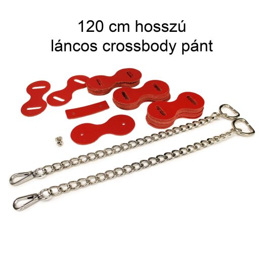 DIY Bőrpánt Szett, Piros