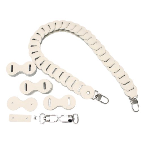 DIY Bőrpánt Szett, fehér