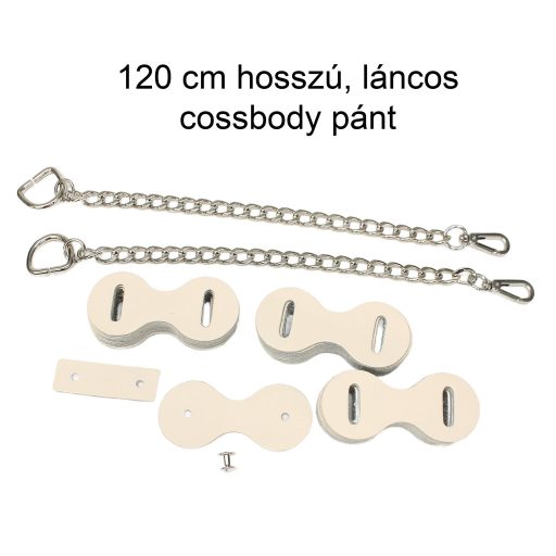 DIY Bőrpánt Szett, fehér