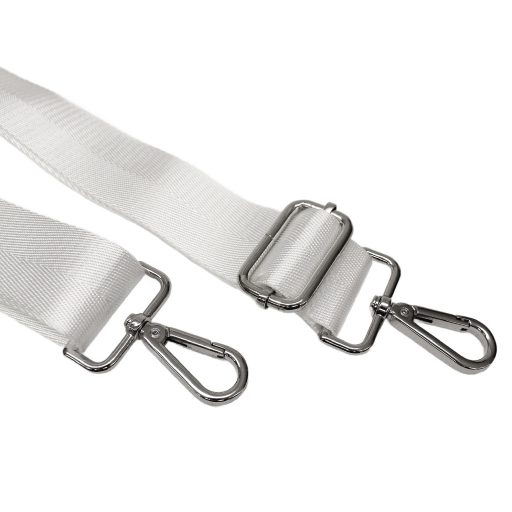 Levehető táska pánt sötétkék szatén hevederből, 4 cm széles