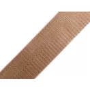 Levehető táska pánt karamell színű szatén hevederből, 4 cm széles