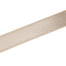 Bézs ezüst, széles táskafül, 40 mm, nikkel