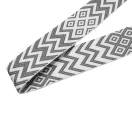 Barna csíkos táskapánt bőrrel, 5 cm széles