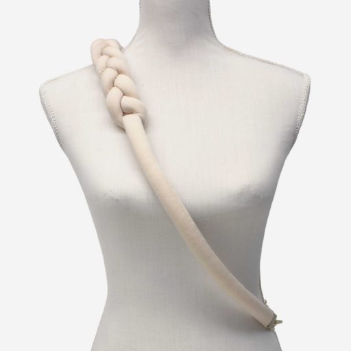 Fonott bezs puha taskapant