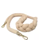 Fonott bezs puha taskapant