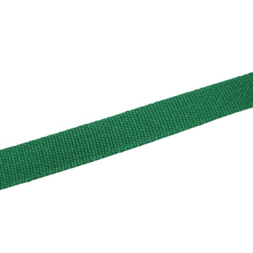 Táska vállpánt pamut, zöld, 30 mm, nikkel