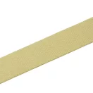 Táska vállpánt pamut, sárga 40 mm, nikkel