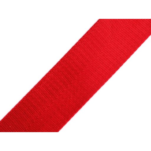 Táska vállpánt, piros, 40 mm, nikkel