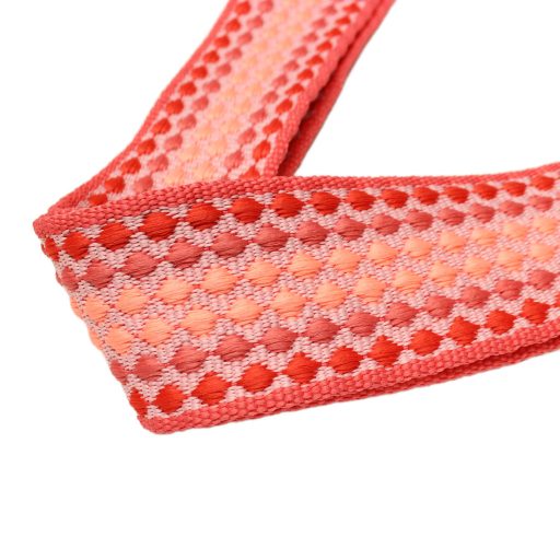 Pink pöttyös, széles cserélhető táska pánt