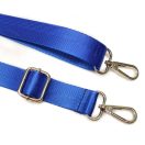 kék szatén heveder, 2,5 cm, nikkel