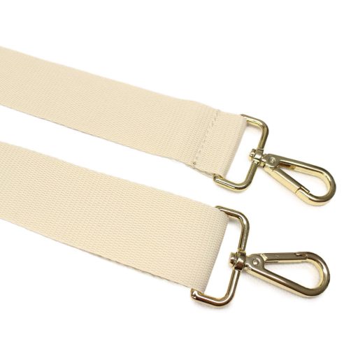 Táska vállpánt bézs polipropilén, 40 mm, arany
