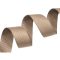 Bézs grosgrain szövésű szalag, szegőpánt, ripsz szalag, 20 mm