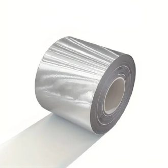 Ezüst színű fólia emblémázáshoz, 5 cm x120 m