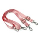 Állítható hátizsák pánt, szatén, rózsaszín, 25 mm