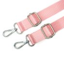 Állítható hátizsák pánt, szatén, rózsaszín, 25 mm
