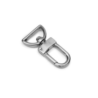 Exra erős karabiner, 25 mm, selyem nikkel