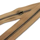Standard YKK cipzár, bézs, antik, T5