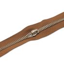 Standard YKK cipzár, karamell, nikkel, T5