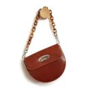 Óriási szemekből álló táskafül lánc, nikkel, 55 cm