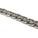 Óriási szemekből álló táskafül lánc, nikkel, 55 cm