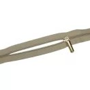 Bézs műanyag vékony spirál cipzár, RT0