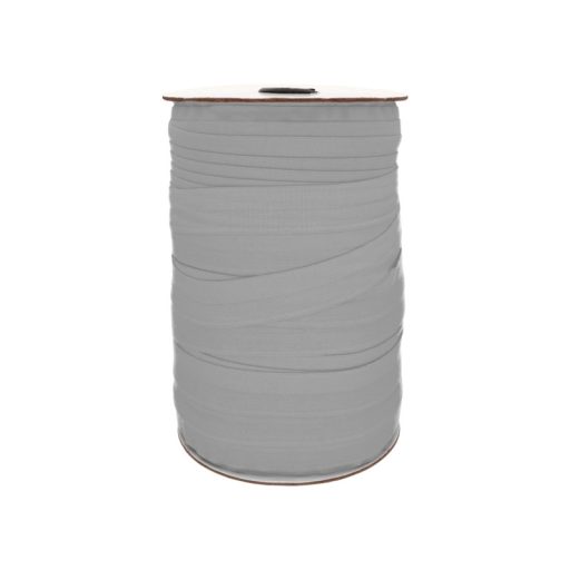 Szürke rugalmas szegőszalag 20 mm