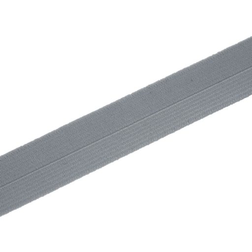 Szürke rugalmas szegőszalag 23 mm