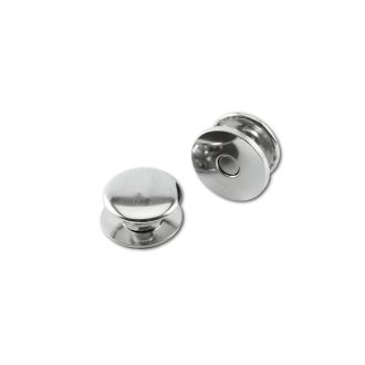 Szegecses lapos mágneszár 18 mm, nikkel