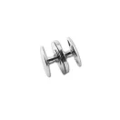 Szegecses lapos mágneszár 18 mm, nikkel