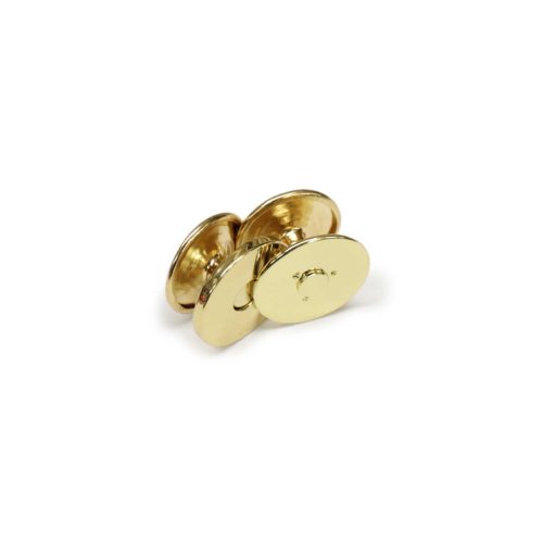 Szegecses lapos mágneszár 18 mm, arany