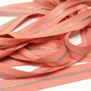 Fém cipzár, T5, nikkel, rózsaszín