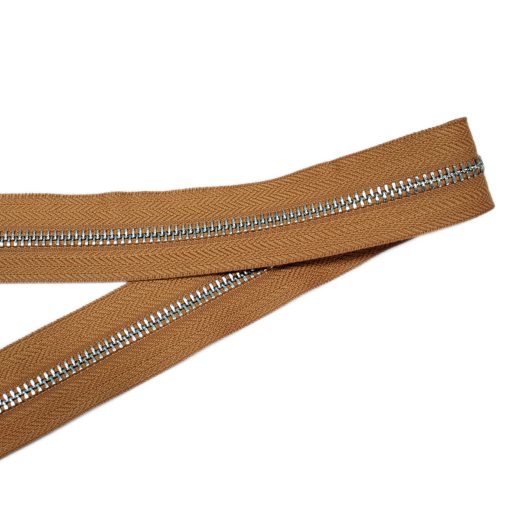 Fém cipzár, T5, nikkel, sötétkék