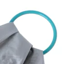 Műanyag karika táskafül, türkiz