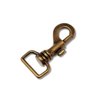 Kutya karabiner, 25 mm, antik