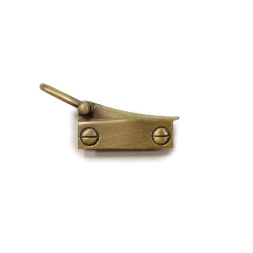 D-karikás fogótartó párban, antik, 15 mm X 40 mm