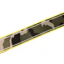 Szürke-fekete military mintás szövött heveder, 50 mm