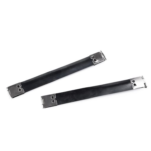 Pikk-pakk zár, 12 cm, nikkel