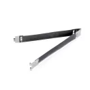 Pikk-pakk zár, 12 cm, nikkel