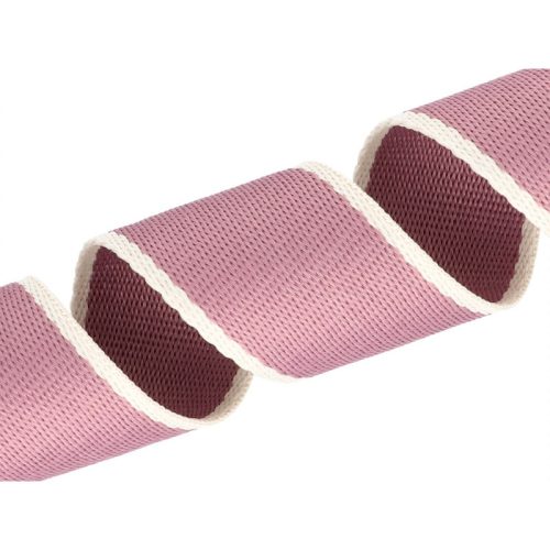 Rózsaszínű műszálas heveder, 38 mm