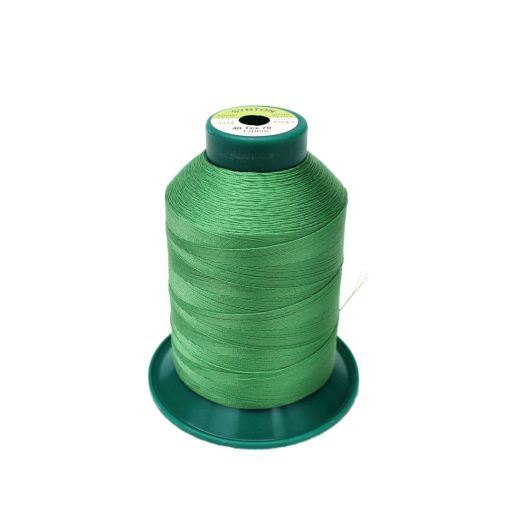 Bőrvarró cérna,fűzöld, 40-es
