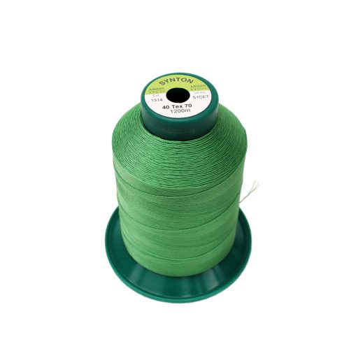 Bőrvarró cérna,fűzöld, 40-es