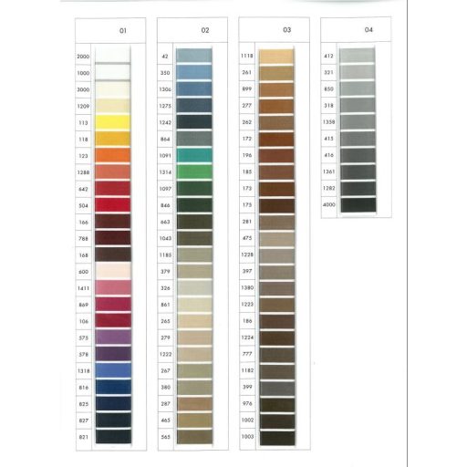 Bőrvarró cérna, 20-as, Synton, sárga