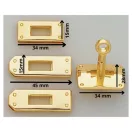 Háromrészes fordítózár, nikkel