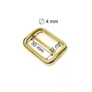 Zamak fix csúszó, 30x22x4 mm, arany