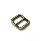 Zamak fix csúszó, 20x22x4 mm, csiszolt antik