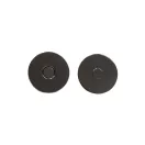 Lapos mágneszár, fekete nikkel, 18 mm